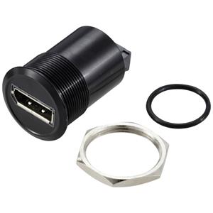 TRU COMPONENTS TC-11980480 DisplayPort 1,2 paneeladapter bus DisplayPort bus - DisplayPort bus Zwart Inhoud: 1 stuk(s)