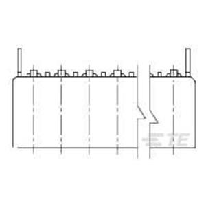 TE Connectivity FPC Connectors TE AMP FPC Connectors 5-487508-3  Inhoud: 1 stuk(s)