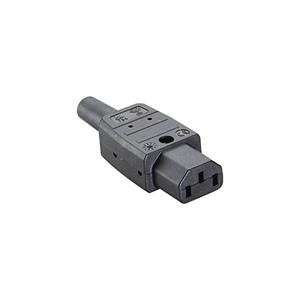 Bachmann Appliance plug c13 10a/250v black