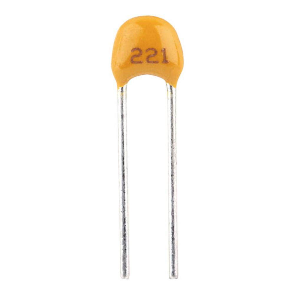 Suntan TS170R2A221JSBNA0R Keramische condensator 220 pF 100 V 5 % (l x b) 3.8 mm x 4.2 mm 1 stuk(s)