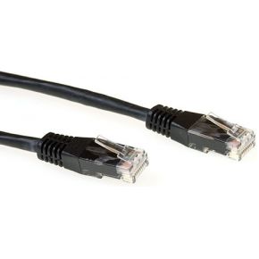 ACT IB3503 LSZH U/UTP CAT6A Patchkabel Zwart - 3 meter