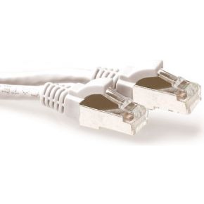 ACT FB7303 LSZH SFTP CAT6A Patchkabel Snagless Wit - 3 meter