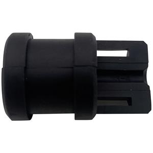 TRU COMPONENTS TC-KDT/Z 15 Kabeldoorvoering Gegroefd Klem-Ø (max.): 16 mm Thermoplastische rubbers Zwart 1 stuk(s)