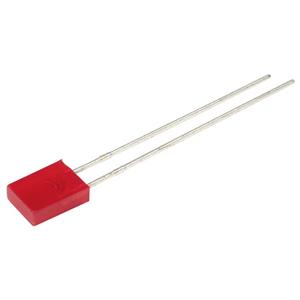 Kingbright Bedrade LED Rood Rechthoekig 2 mcd 110 ° 25 mA 2 V