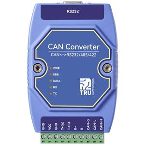 TRU COMPONENTS TC-ECAN-401 Multifunctionele module CAN-Bus, Modbus-RTU, RS-485, RS-422, RS-232 12 V/DC, 24 V/DC 1 stuk(s)