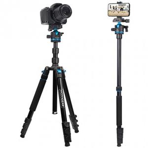 MOJOGEAR MG-T03 Swift Tripod 175cm w/ Monopod en Phone Holder