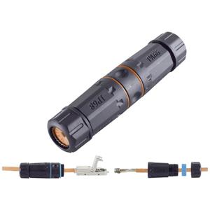 10121207 LSA-verbinders, CAT 6a, IP68, outdoor Zwart Inhoud: 1 stuk(s)
