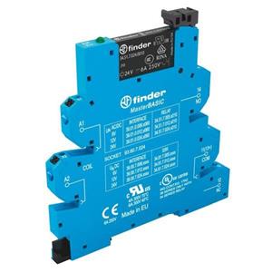 Finder 39.01.0.006.0060 Koppelrelais 6 V/DC, 6 V/AC 6 A 1x wisselcontact 1 stuk(s)