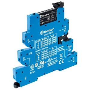 Finder 39.31.0.024.0060 Koppelrelais 24 V/DC, 24 V/AC 6 A 1x wisselcontact 1 stuk(s)
