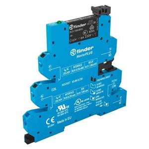 Finder 39.61.0.060.0060 Koppelrelais 60 V/DC, 60 V/AC 6 A 1x wisselcontact 1 stuk(s)