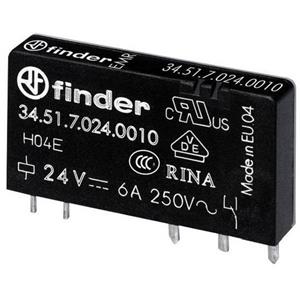 Finder 34.51.7.005.5010 Printrelais 5 V/DC 6 A 1x wisselcontact 1 stuk(s)