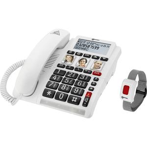 Geemarc Geemarc CL610 Schnurgebundenes Seniorentelefon Foto-Tasten, Freisprec Seniorentelefon