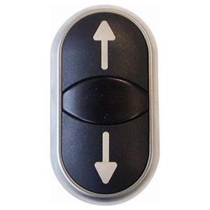 Eaton 216710 M22-DDL-S-X7/X7 Dubbele drukknop Plat, Rond 1 stuk(s)