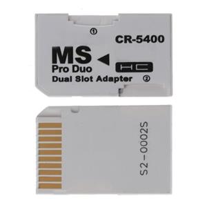 Infoboutik Adaptateur de carte mémoire SDHC, adaptateur de carte Micro SD-TF à MS PRO Duo pour carte PSP [5193982]