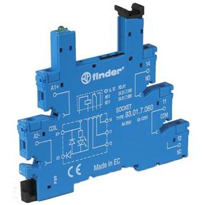 Finder 93.01.3.125 Relaissocket (l x b x h) 75.6 x 6.2 x 87.9 mm 1 stuk(s)