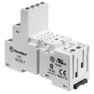 Finder 94.04.7 Relaissocket (l x b x h) 60.9 x 27 x 76 mm 1 stuk(s)