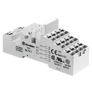 Finder 94.P4.7 Relaissocket (l x b x h) 46 x 31 x 95.5 mm 1 stuk(s)