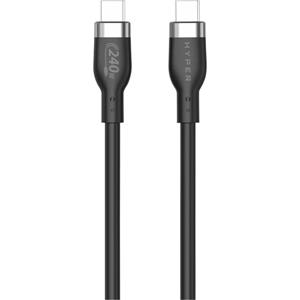 Targus Hyper 2M Silicone 240W USB-C Charging Cable, Black