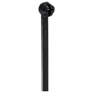 TRU COMPONENTS TC-12814192 Kabelbinder 300 mm 4.8 mm Zwart UV-stabiel, Met metalen tong 100 stuk(s)