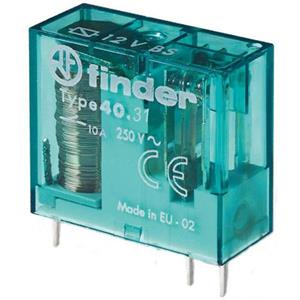 Finder 40.31.6.012.0000 Printrelais 12 V/AC, 12 V/DC 10 A 1x wisselcontact 1 stuk(s)