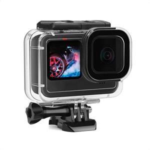 Gopro accessories 60M waterdichte behuizing voor GoPro Hero 10 9 Zwarte beschermende onderwaterbehuizing voor duiken Shell Cover Rood Paars Kleurfilter