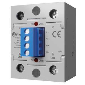 Finder Halfgeleiderrelais 77D190248250 60 A Schakelspanning (max.): 280 V/AC Schakelend bij overbelasting 1 stuk(s)