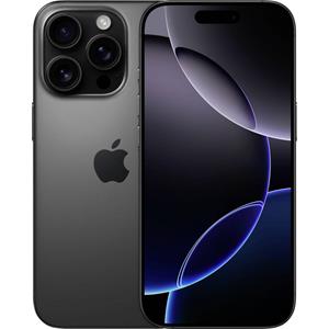 Apple iPhone 16 Pro 256GB Titanium Smartphone Zwart