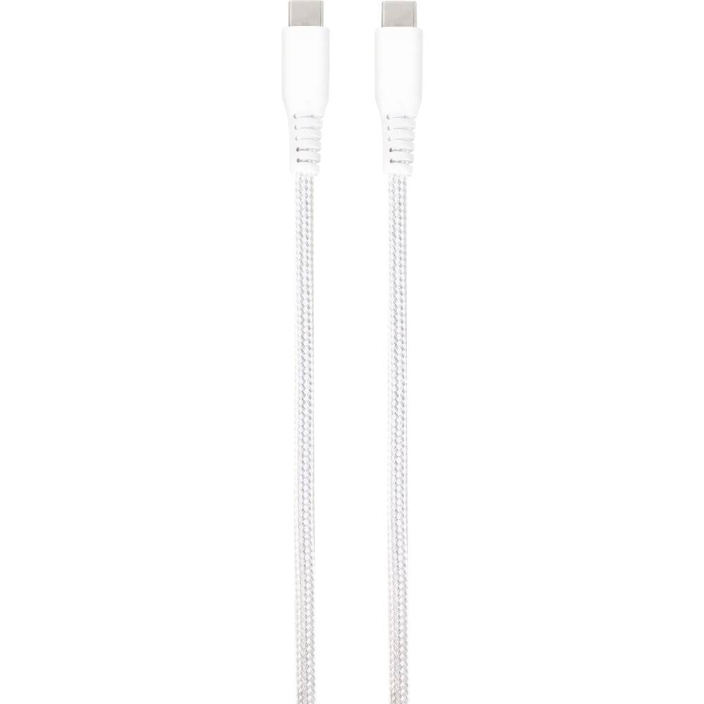 Vivanco USB-laadkabel USB 2.0 USB-C, USB-C 1.5 m Wit 62398