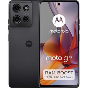 Motorola G75 Smartphone 256 GB 17.2 cm (6.78 inch) Steenkool, Grijs Android 14 Dual-SIM