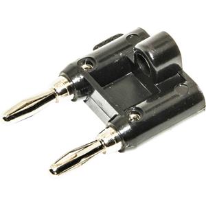 muellerelectric Mueller Electric BU-PMDP-0 Banaanstekker Stekker Stift-&Oslash;: 4 mm Zwart 1 stuk(s) Piece