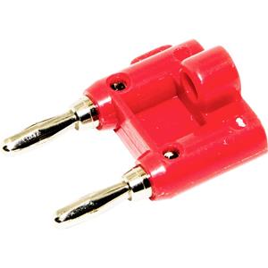 muellerelectric Mueller Electric BU-PMDP-2 Banaanstekker Rood 1 stuk(s)