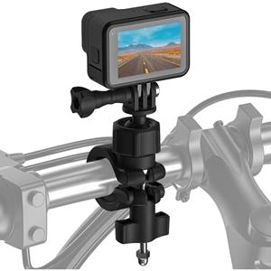 Bobo Life Fietshouder Motorhouder Actiecamera Stuurhouder Fietshouder 360 ° rotatie voor GoPro Hero 11/10/9/8/7/6 Insta360 DJI Osmo