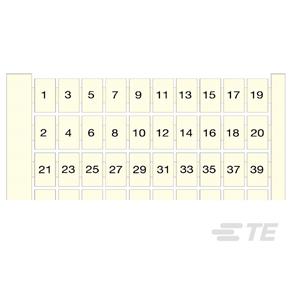 TE Connectivity TB Markers TE TAB TB Markers 1SNA234030R2700  Inhoud: 1 stuk(s)