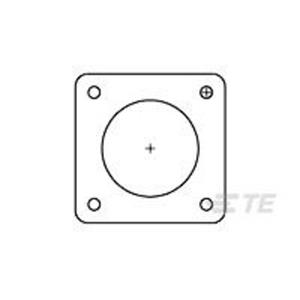 TE Connectivity Circular Plastic Connectors TE AMP Circular Plastic Connectors 81665-3  Inhoud: 1 stuk(s)
