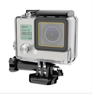 Gopro accessories voor GoPro Hero 4 3+ Waterdichte behuizing 60m Onderwaterduik Beschermhoes voor Go Por 4 3+ GoPro4 Duikhoes Accessoire