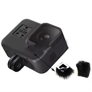 Xudikou Furry Outdoor Action Camera Microfoon Windscherm Muff voor GoPro Hero 8 9 Microfoon Windkap Fuzzy Microfoonkap