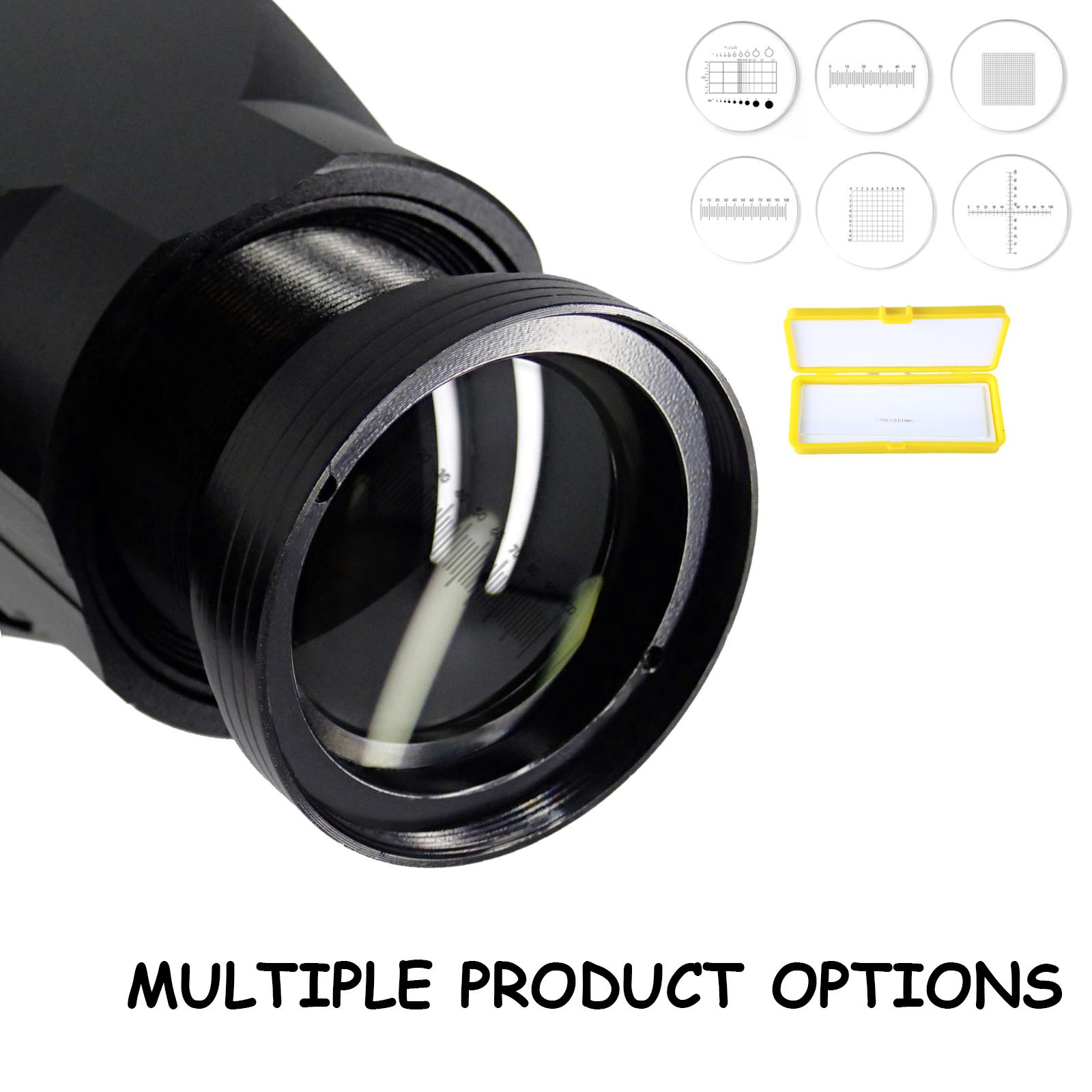 C1-C7 Microscoop Kalibratie Dia Hoge Precisie Objectmicrometer Oculair Reticle Oculairen Kalibratie Liniaal Dia's C6