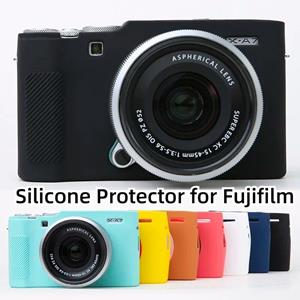 Supeak Camera zachte siliconen rubberen beschermhoes voor Fujifilm Fuji X-A7 XA7 X-A5 X-A3 XA5 XA3 X-A7 zwart