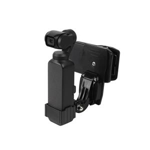 Pet Supermarket Rugzak Clip Voor DJI OSMO Pocket 2 Camera Accessoires Uitbreiding Borst Clip Beugel Met Adapter Frame Case Mount Houder FSES zwart