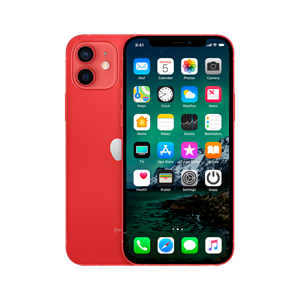 Refurbished iPhone 12 Mini 64 GB Rood Licht gebruikt