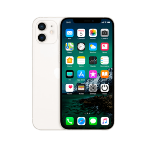 Refurbished iPhone 12 Mini 128 GB Wit Zichtbaar gebruikt