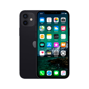 Refurbished iPhone 12 Mini 256 GB Zwart Zichtbaar gebruikt
