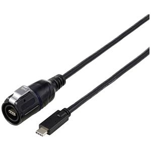 TRU COMPONENTS TC-12770464 USB type C  adapter incl. 1 m kabel IP67