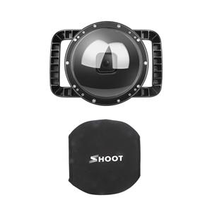 Andoer XTGP559 Camera Dual Handle Dome Port Waterdichte behuizing Camera beschermhoes 45m waterdicht zwart