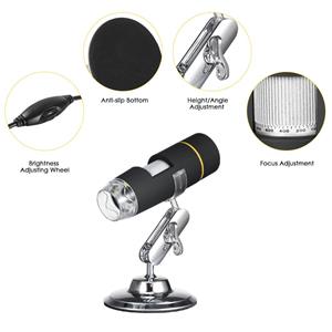 1000X vergroting USB digitale microscoop met OTG-functie Endoscoop 8-LED lichtvergrootglas