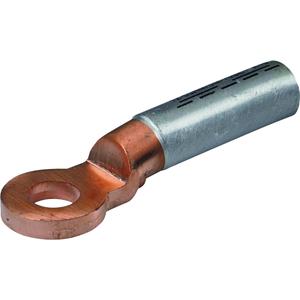 Helukabel 906478-5 Drukkabelschoen Dwarsdoorsnede (max.): 185.00 mm² Gat diameter: 10.00 mm Ongeïsoleerd Zilver 1 stuk(s)