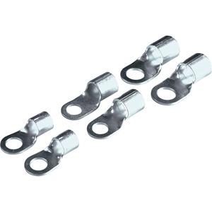 Helukabel 91517 Ringkabelschoen Dwarsdoorsnede (max.): 2.50 mm² Ongeïsoleerd Zilver 1 stuk(s)