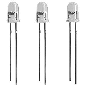 Lite-On LTL307GE Bedrade LED Groen Rond 5 mm 60 mcd 40 ° 20 mA 2.1 V Bulk