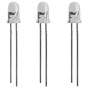 Lite-On LTL307YE Bedrade LED Geel Rond 5 mm 40 mcd 40 ° 20 mA 2.1 V Bulk