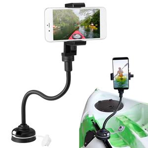 Andoer Kajak telefoonhouder Universele bootbeugel Kano camerahouder met flexibele lange arm M2030-08
